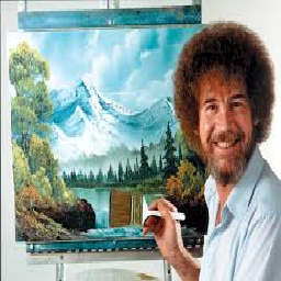 Texture for Bob Ross Block