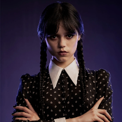 Texture for Wednesday Addams 2022