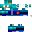 Texture for Blue Cyan The Hedgehog (con ropa) (Logo de Discord)
