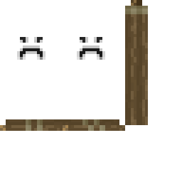 Texture for white sad face