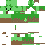 Texture for herbal Bunny in a hoodie in a block of grass