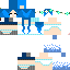 Texture for ice girl with ice powers