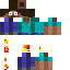 Texture for steve pegando fogo