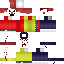 Texture for scary clown