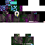 Texture for Flux and Enderism Blue creeper in a suit