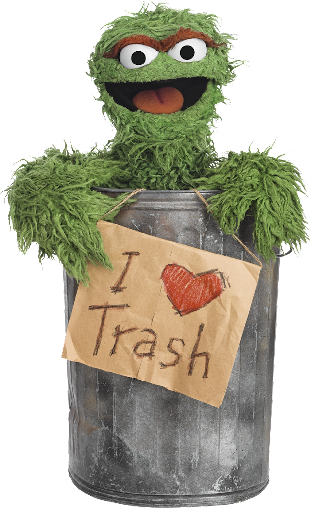 Texture for oscar the grouch toy