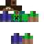 Texture for Herobrine with creeper tshirt