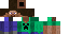 Texture for Steve wearing Creeper shirt