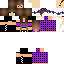 Texture for Skin de menina com roupa roxa 2