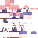 Texture for Yuno Gasai (Mirai Nikki/Future Diary) yandere girl, middle school student, pink, cute, pretty, Anime