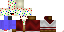 Texture for cake with cloth