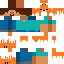 Texture for стив в броне лесы из minecrafta dungeons