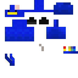 Texture for Classic Simply3D Parrot - Blue