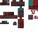 Texture for Minecraft netherite golem