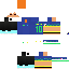 Texture for skin de Menacho com a camisa do brasil