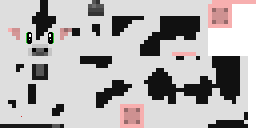 Texture for cute anime white cow