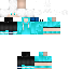 Texture for spop ciano claro