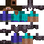 Texture for Steve with netherite armor