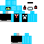 Texture for cyan crewmate in a suit