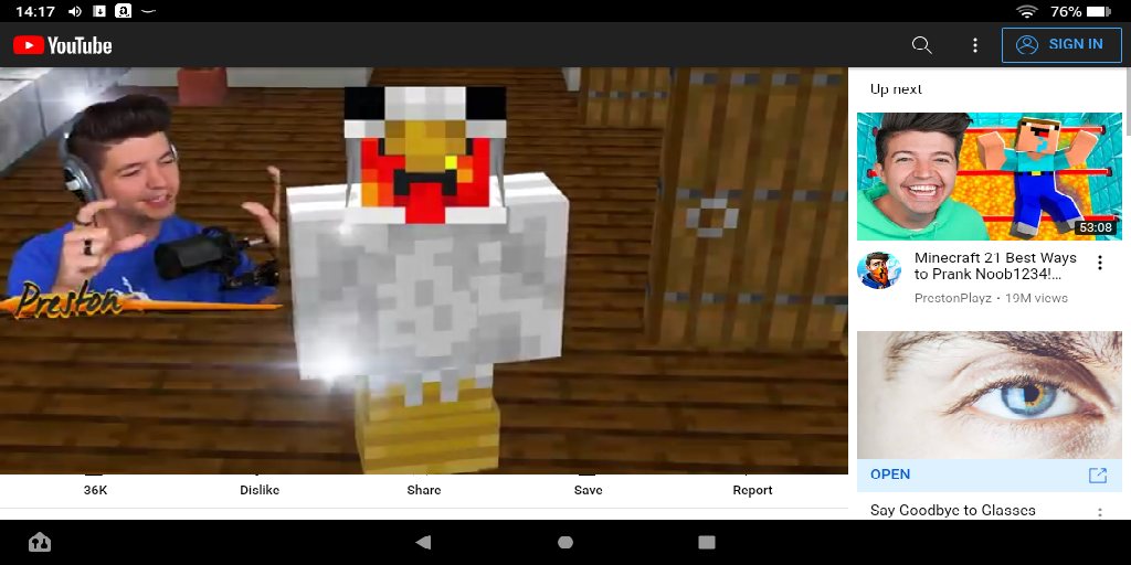 Texture for Preston chicken