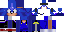 Texture for sonic with hoodie and head set