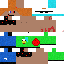 Texture for ed epicman echarpe bleu