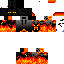 Texture for Enderman de fuego