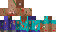 Texture for Steve Zombie (gore)