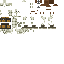 Texture for skeleton horse brine