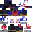Texture for samurai red and blue