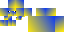 Texture for yellow and blue pig