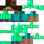 Texture for Steve With Emerald Armor And Emerald Sword
