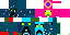 Texture for blue creeper with red boots on 