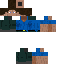Texture for steve blue monkey animation by Deriff_