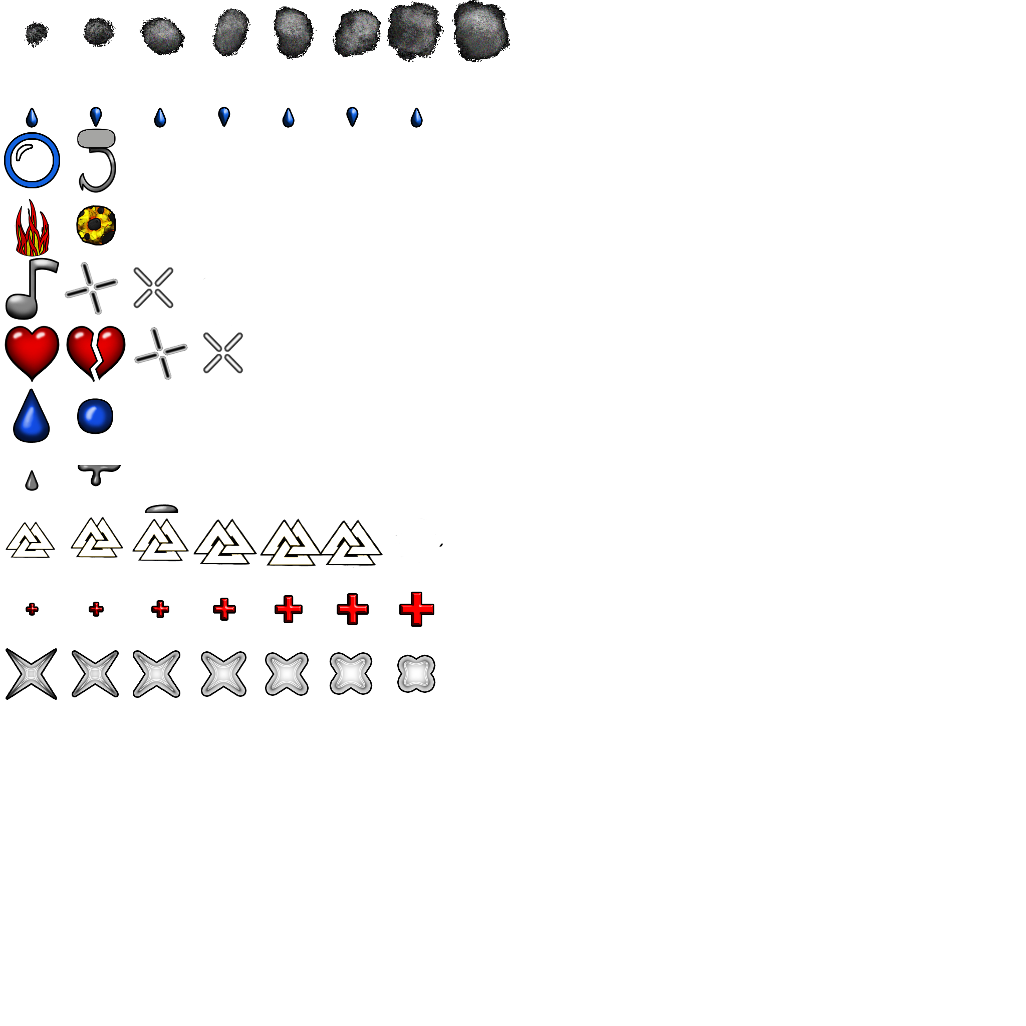 Texture for particles