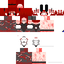 Texture for Saiko Chan (Saiko no Sutoka) [Yangire Mode] yandere, psycho serial killer, bloody, bunny girl suit, horror, creepy, scary, sweet, cute, pretty, Anime