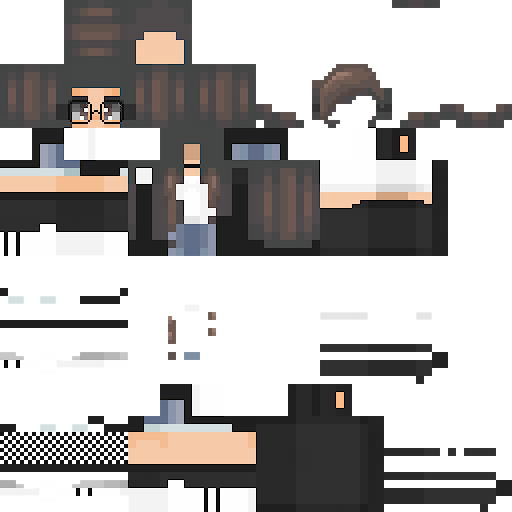 Texture for Minecraft girl skin
