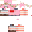 Texture for mangle with cute ears and tail