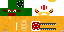 Texture for red turtle