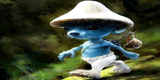 Texture for Smurf Cat