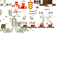 Texture for Fire skeleton horse