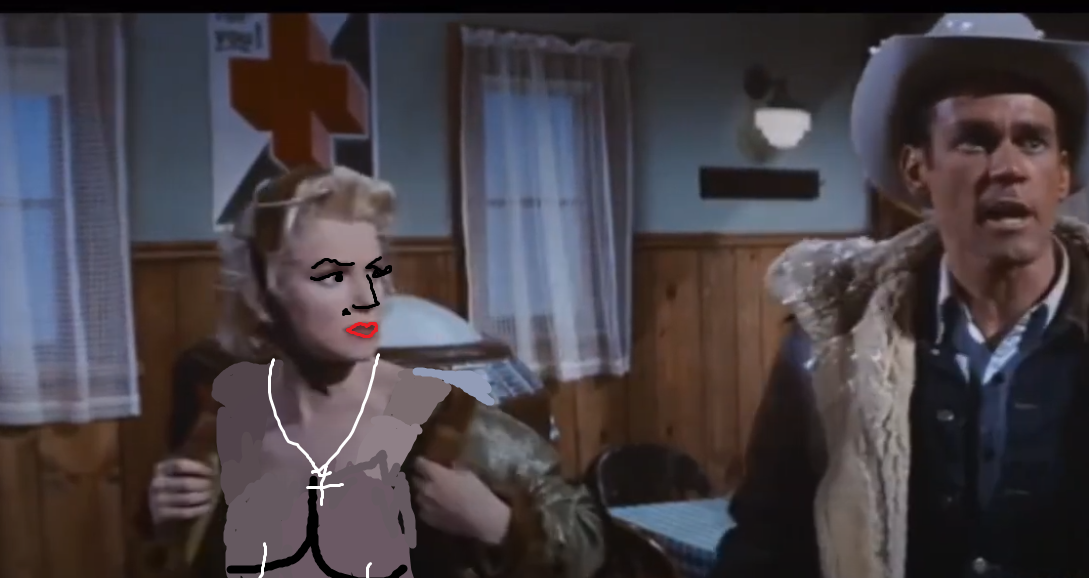 Texture for Marilyn Monroe vs Don Murray 1956 bus stop