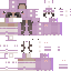 Texture for Cute Purple Dino girl Kawaii