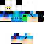 Texture for Cool finn com t-shirts e calções fixes e mochila enorme