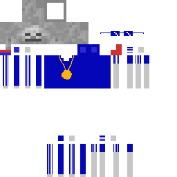 Texture for Skeleton gangster boy player mob is a Skeleton form
