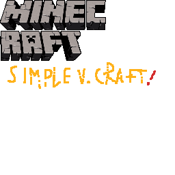 Texture for Minecraft title Simple craft