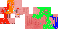 Texture for pig playing with paint
