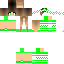 Texture for lime green version of little Carly in xmas jacket