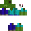 Texture for funny cat zombie mask