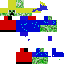 Texture for crepeer craft colorido